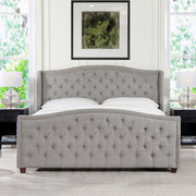 Marcella - Upholstered Shelter Headboard Bed Set - R&R Furniture Gallery (Fountain Valley, CA)