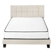 Queen Size Bed, Upholstered, Transitional - Beige - R&R Furniture Gallery (Fountain Valley, CA)
