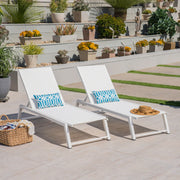 Myers - Modern Chaise Lounge Set With Adjustable Back - R&R Furniture Gallery (Fountain Valley, CA)