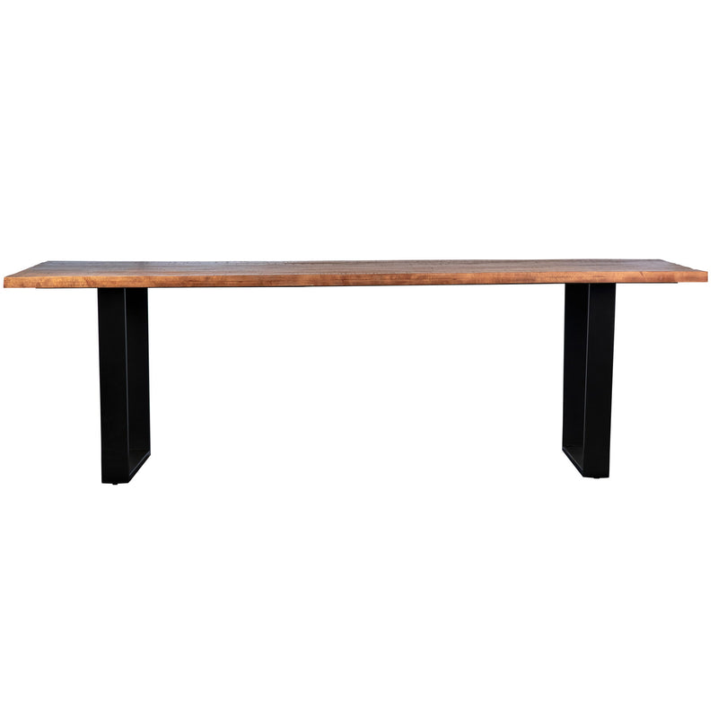 Castro - Dining Table - Medium Brown And Black