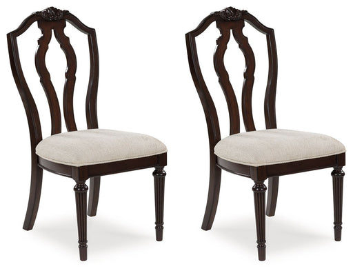 Lavinton - Dining Upholstered Side Chair (Set of 2) - Tan / Brown - R&R Furniture Gallery (Fountain Valley, CA)