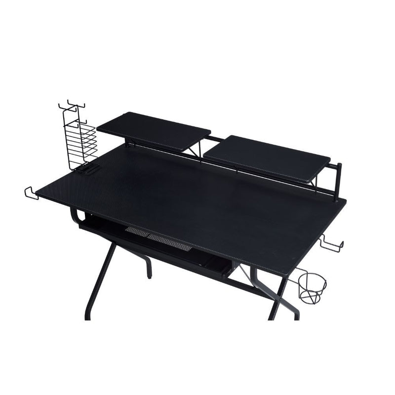 Hartman - Gaming Desk - Black - R&R Furniture Gallery (Fountain Valley, CA)