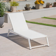 Myers - Chaise Lounge - White - R&R Furniture Gallery (Fountain Valley, CA)