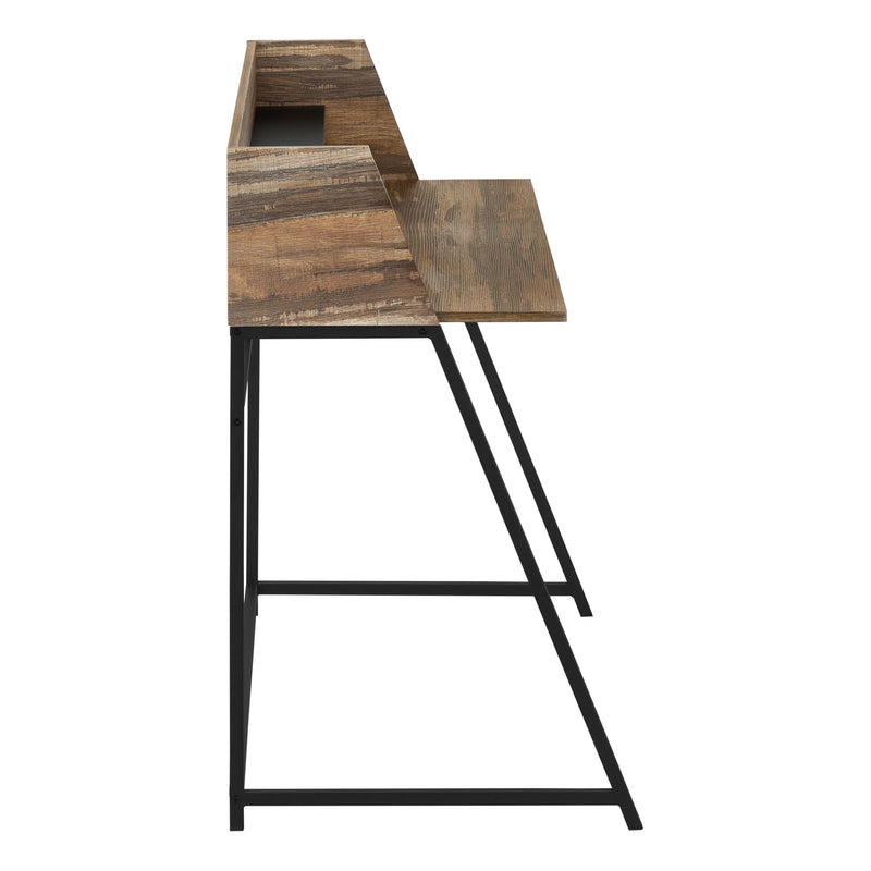 Computer Desk For Home Office, Laptop, Storage Shelves, Marble Look Contemporary & Modern - R&R Furniture Gallery (Fountain Valley, CA)