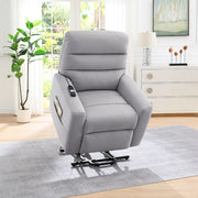 Freddie - Power Motion Recliner With Lift - Gray - R&R Furniture Gallery (Fountain Valley, CA)