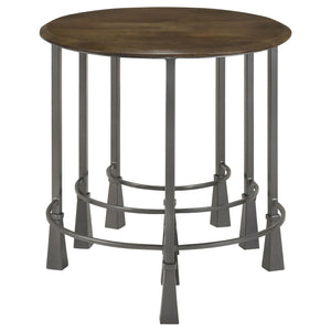 3 Piece Nesting Table Set - Brown