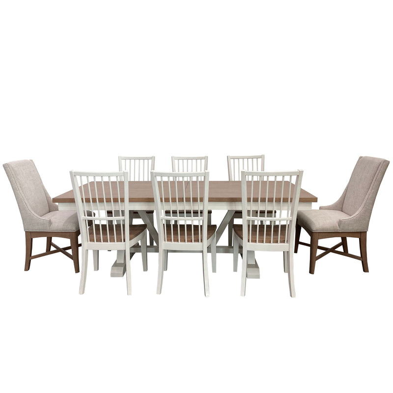 Americana Modern Dining - Host Dining Chair (Set of 2) - Cotton - R&R Furniture Gallery (Fountain Valley, CA)