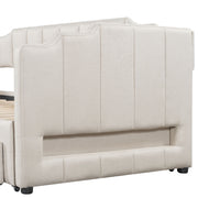 Extendable Daybed With LED Light And 2 Storage Drawers - R&R Furniture Gallery (Fountain Valley, CA)