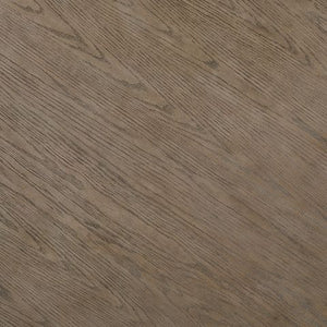 Gray rectangular dining room table from Signature Design by Ashley, showcasing a modern style with sturdy legs and a spacious tabletop.