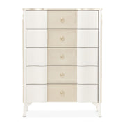 La Marisia - 5-Drawer Chest - Creamy Pearl - R&R Furniture Gallery (Fountain Valley, CA)