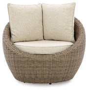 Danson - Swivel Lounge With Cushion - R&R Furniture Gallery (Fountain Valley, CA)