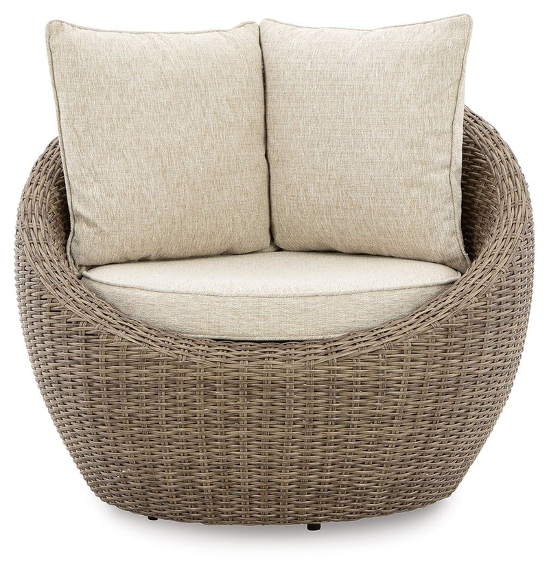 Danson - Swivel Lounge With Cushion - R&R Furniture Gallery (Fountain Valley, CA)