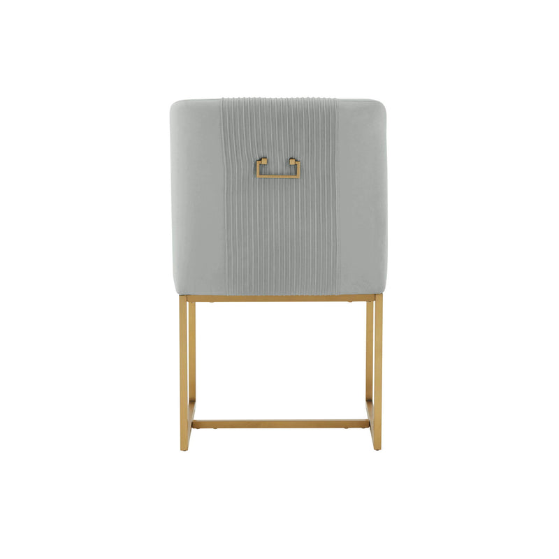 Lisa - Velvet Dining Chair - R&R Furniture Gallery (Fountain Valley, CA)