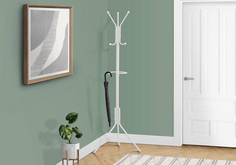 Coat Rack, Hall Tree, Free Standing, Hanging Bar, 6 Hooks, Entryway, Contemporary & Modern - R&R Furniture Gallery (Fountain Valley, CA)