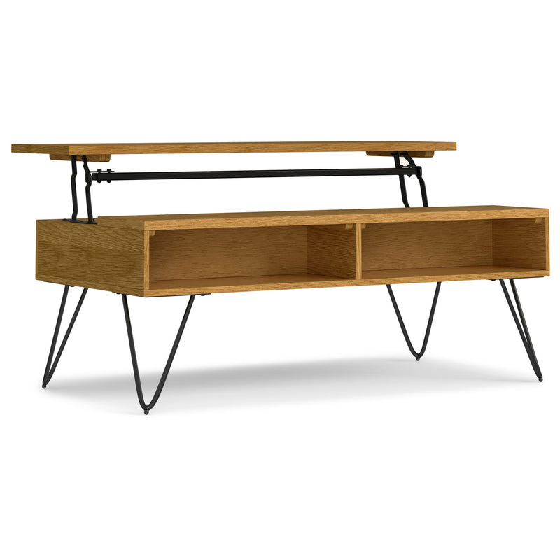 Hunter - Handcrafted Lift Top Coffee Table - R&R Furniture Gallery (Fountain Valley, CA)