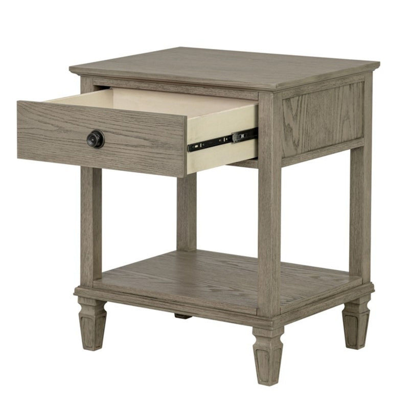 Victoria - Bedside Table With Drawer And Shelf - R&R Furniture Gallery (Fountain Valley, CA)