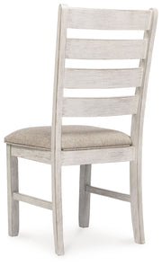 Skempton - Dining UPH Side Chair (Set of 2) - White - R&R Furniture Gallery (Fountain Valley, CA)