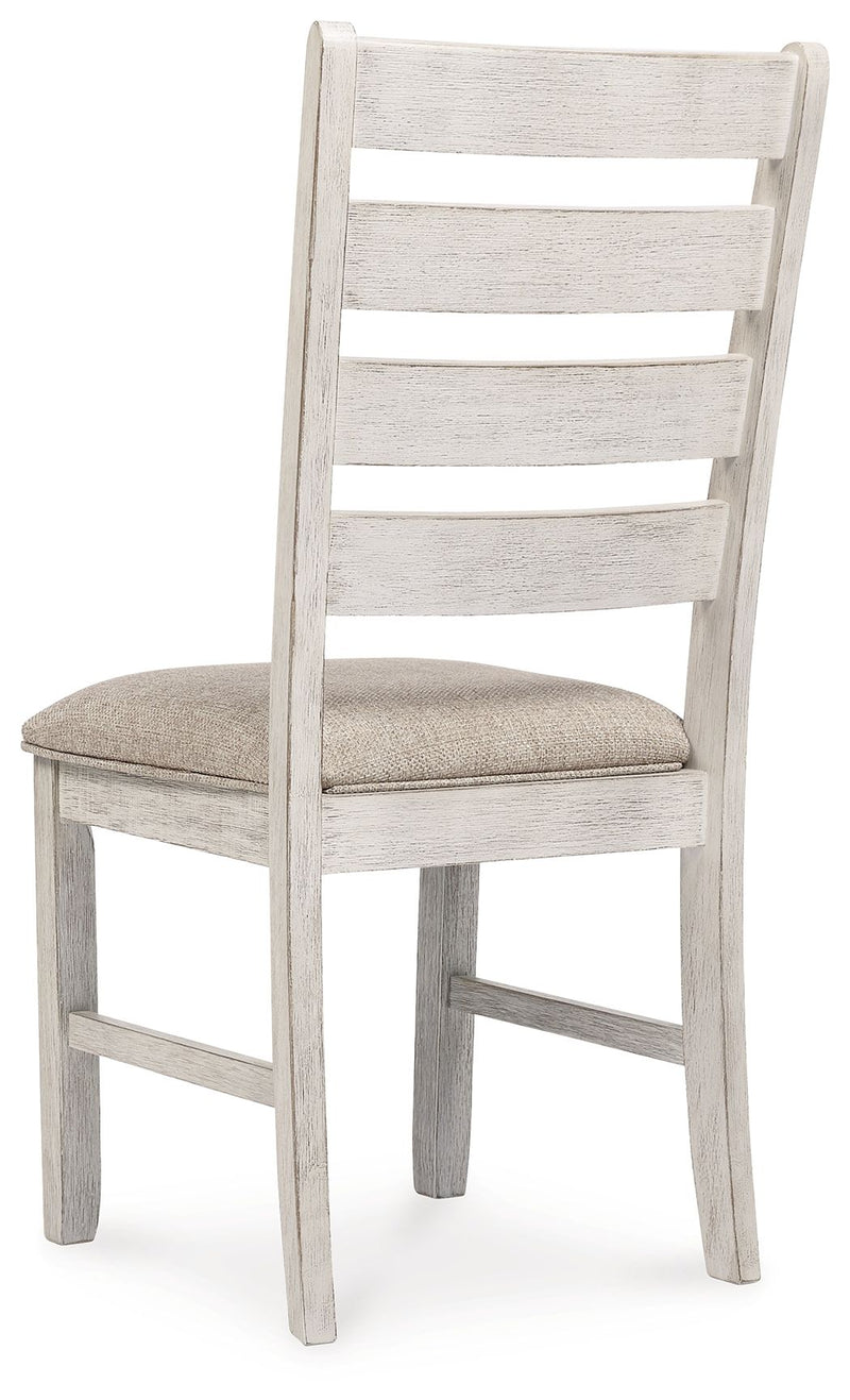 Skempton - Dining UPH Side Chair (Set of 2) - White - R&R Furniture Gallery (Fountain Valley, CA)