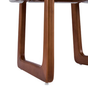Dining Chair With Curved Legs (Set of 2) - Beige / Brown - R&R Furniture Gallery (Fountain Valley, CA)