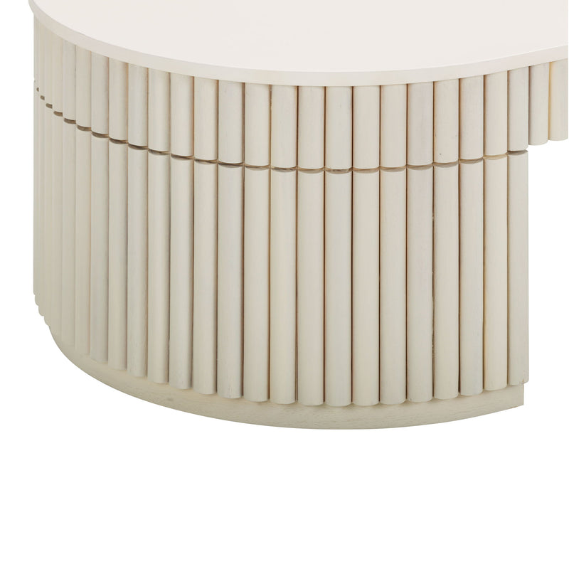 Bella - Oval Coffee Table - R&R Furniture Gallery (Fountain Valley, CA)