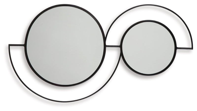 Shayham - Accent Mirror - Black - R&R Furniture Gallery (Fountain Valley, CA)