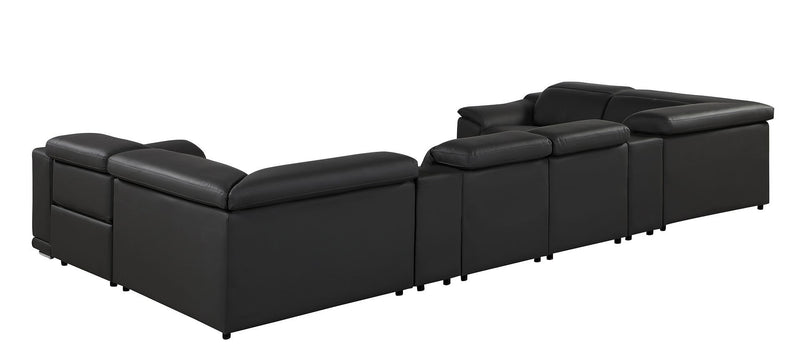 9762 - 8-Piece U Shaped Sectional Sofa With 2 Power Recliners