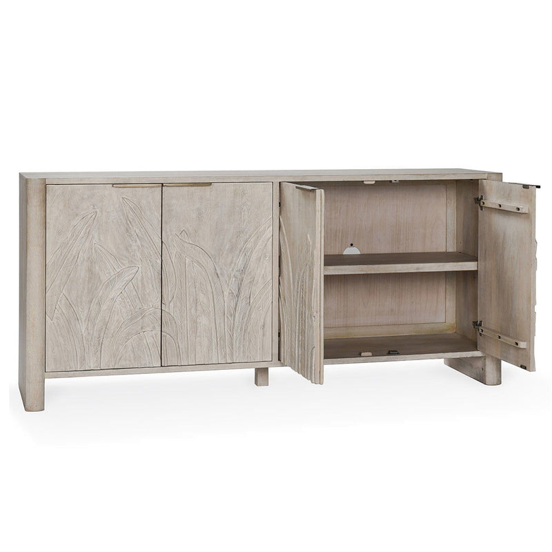 Ledro - Wood 4 Door Buffet - R&R Furniture Gallery (Fountain Valley, CA)