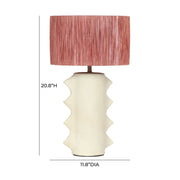 Wild Thing - Papier Mache Table Lamp - Beige - R&R Furniture Gallery (Fountain Valley, CA)
