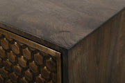 Crossings - Cairo Console - Rich Coffee Bean - R&R Furniture Gallery (Fountain Valley, CA)