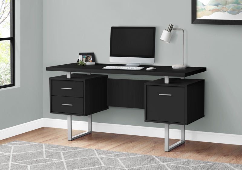Computer Desk For Home Office, Laptop, Left, Right Set - Up, Storage Drawers, Contemporary & Modern - R&R Furniture Gallery (Fountain Valley, CA)