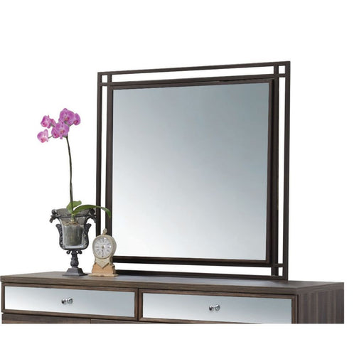 Adrianna - Mirror - Walnut - R&R Furniture Gallery (Fountain Valley, CA)
