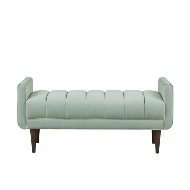 Linea - Upholstered Accent Bench - Seafoam - R&R Furniture Gallery (Fountain Valley, CA)
