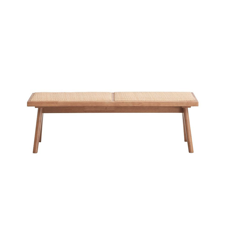 Velentina - Bench - Rattan & Natural - R&R Furniture Gallery (Fountain Valley, CA)