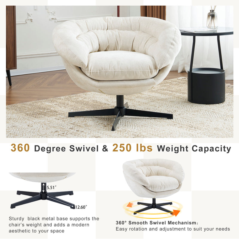 Modern Office Chair With 360 Degree Swivel - R&R Furniture Gallery (Fountain Valley, CA)