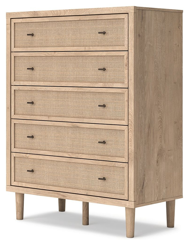Cielden - Five Drawer Wide Chest - Two-Tone - R&R Furniture Gallery (Fountain Valley, CA)