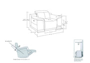 9762 - Power Reclining Chair - R&R Furniture Gallery (Fountain Valley, CA)
