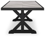 Beachcroft - Rect Dining Table W/Umb Opt - R&R Furniture Gallery (Fountain Valley, CA)