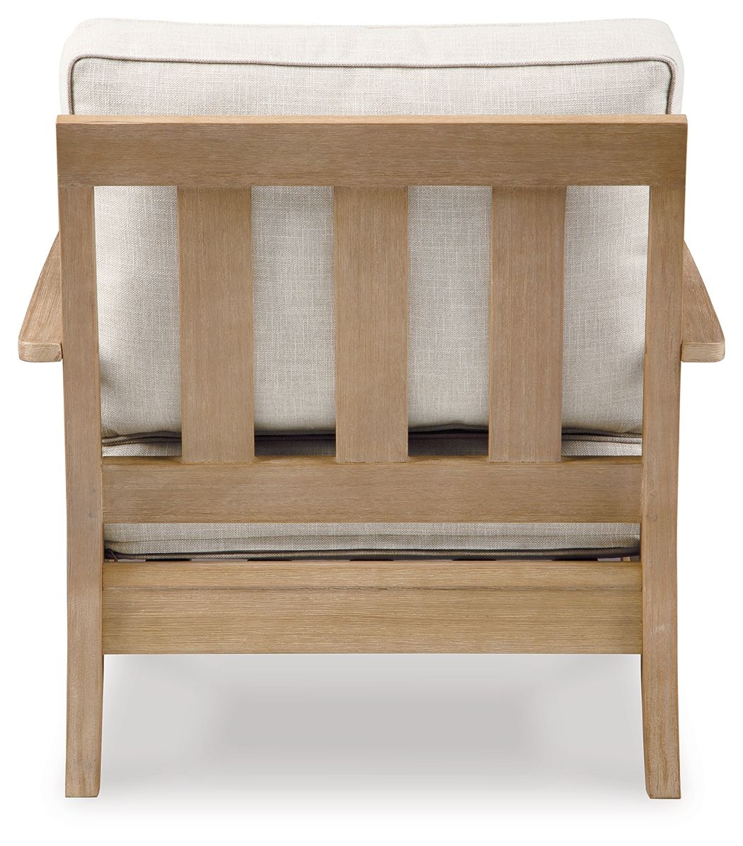 Carter Hall - Lounge Chair With Cushion - Beige - R&R Furniture Gallery (Fountain Valley, CA)