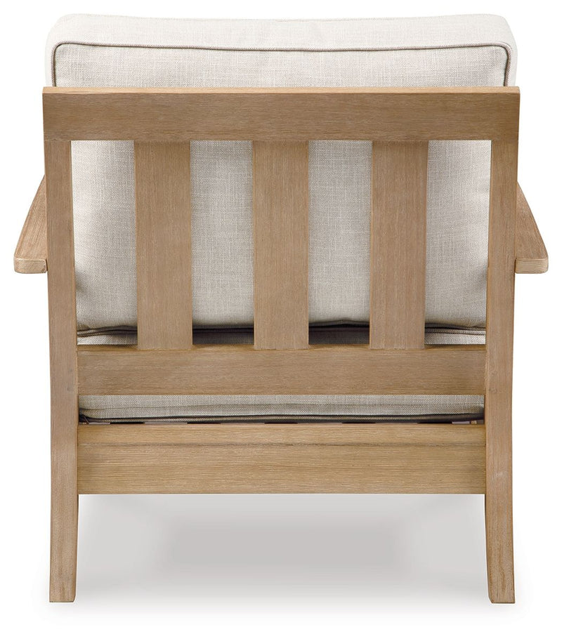 Carter Hall - Lounge Chair With Cushion - Beige - R&R Furniture Gallery (Fountain Valley, CA)