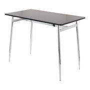 Lumi Source Marcel contemporary counter table with sleek wooden top and metal legs, ideal for modern dining or workspace settings.