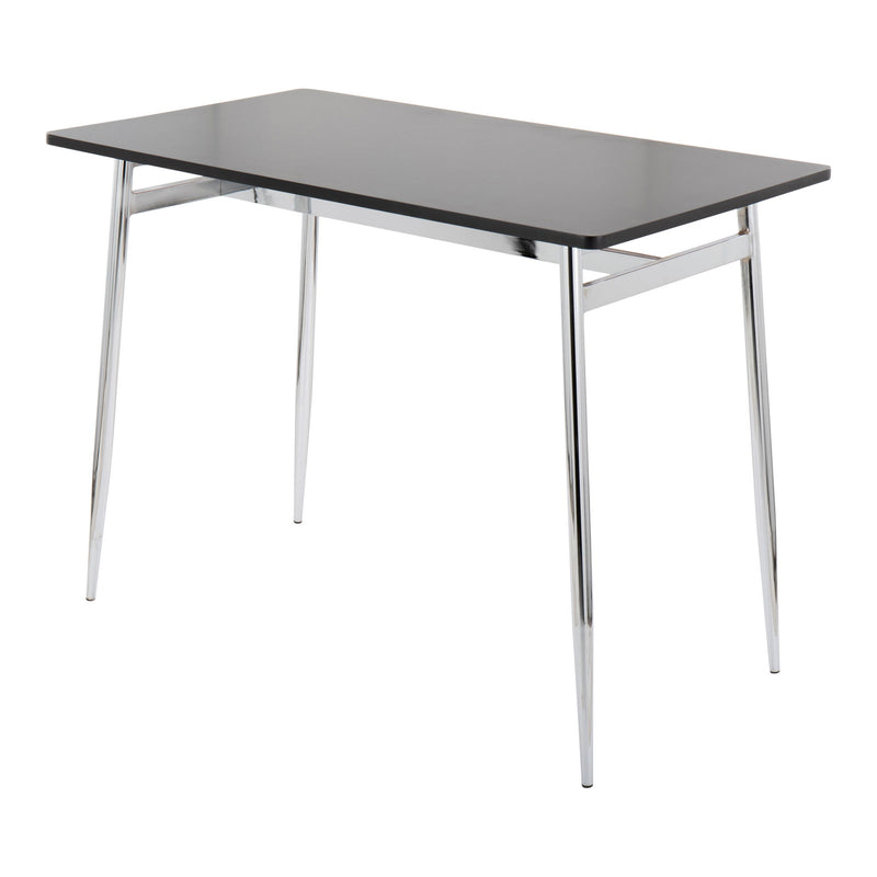 Lumi Source Marcel contemporary counter table with sleek wooden top and metal legs, ideal for modern dining or workspace settings.