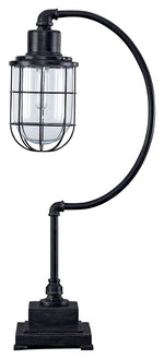 Jae - Metal Desk Lamp  - Antique Black - R&R Furniture Gallery (Fountain Valley, CA)