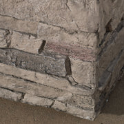 Classic Design Square Fire Pit With Top And 40, 000 Btu Heat Output - Stone Gray - R&R Furniture Gallery (Fountain Valley, CA)