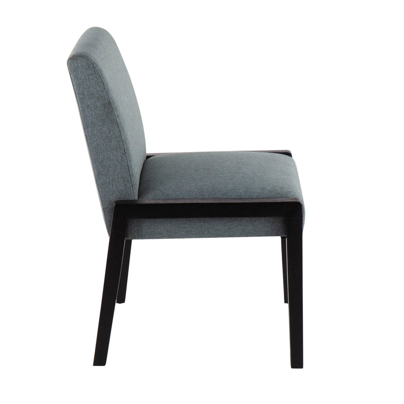 Pair of Lumi Source Carmen contemporary elegant design chairs in a set, featuring sleek modern styling and plush upholstered seats.
