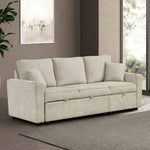 Kendal - Sleeper Sofa Sectional w/ Cupholder, Beige