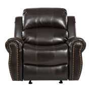 Wide Standard Manual Glider Recliner - R&R Furniture Gallery (Fountain Valley, CA)