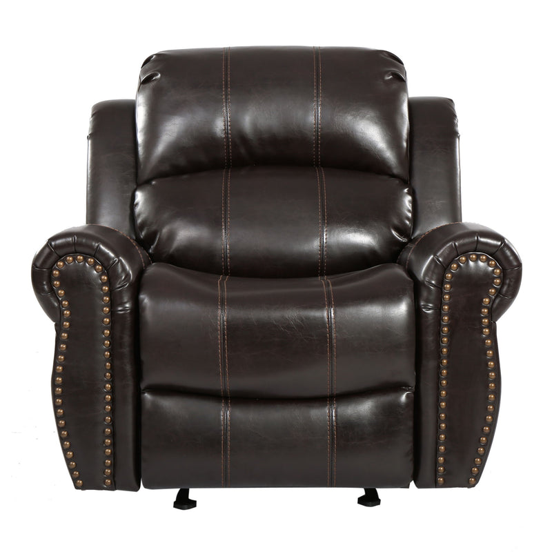 Wide Standard Manual Glider Recliner - R&R Furniture Gallery (Fountain Valley, CA)