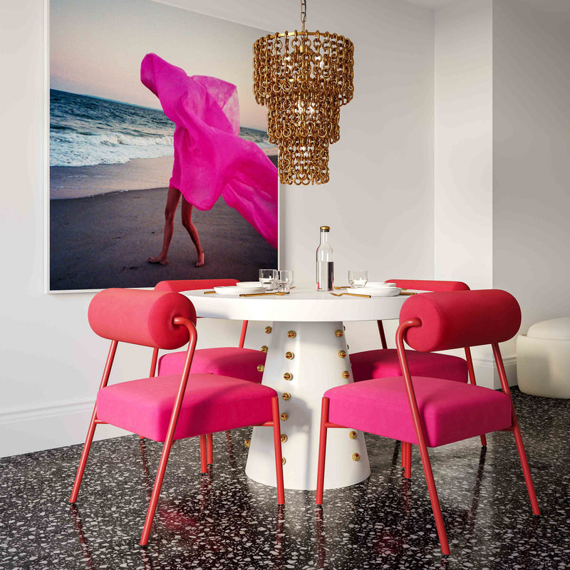 Jolene - Velvet Dining Chair - R&R Furniture Gallery (Fountain Valley, CA)