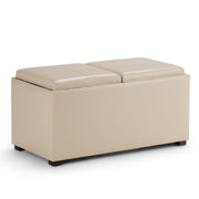 Avalon - 5 Piece Storage Ottoman, Contemporary - R&R Furniture Gallery (Fountain Valley, CA)