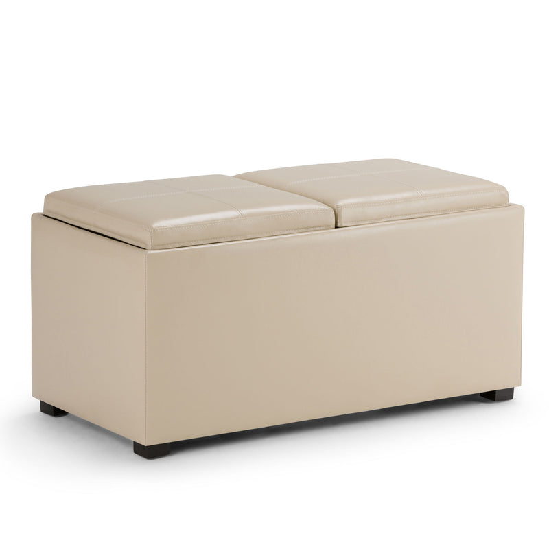 Avalon - 5 Piece Storage Ottoman, Contemporary - R&R Furniture Gallery (Fountain Valley, CA)